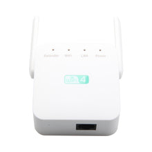 Load image into Gallery viewer, 2.4G 300M Wi-Fi Amplifier Long Range WiFi Repeater Wireless Signal Booster, US Plug White, EU Plug White, UK Plug White, US Plug Black, EU Plug Black, UK Plug Black