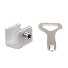 Load image into Gallery viewer, Child Safety Protection Screen Window Limiter Sliding Door Latch With Key, Ordinary Model+Straight Key, Ordinary Model+L Shaped Key, Wider Model+Straight Key, Wider Model+L Shaped Key
