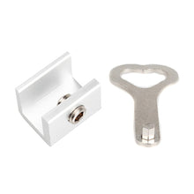 Load image into Gallery viewer, Child Safety Protection Screen Window Limiter Sliding Door Latch With Key, Ordinary Model+Straight Key, Ordinary Model+L Shaped Key, Wider Model+Straight Key, Wider Model+L Shaped Key