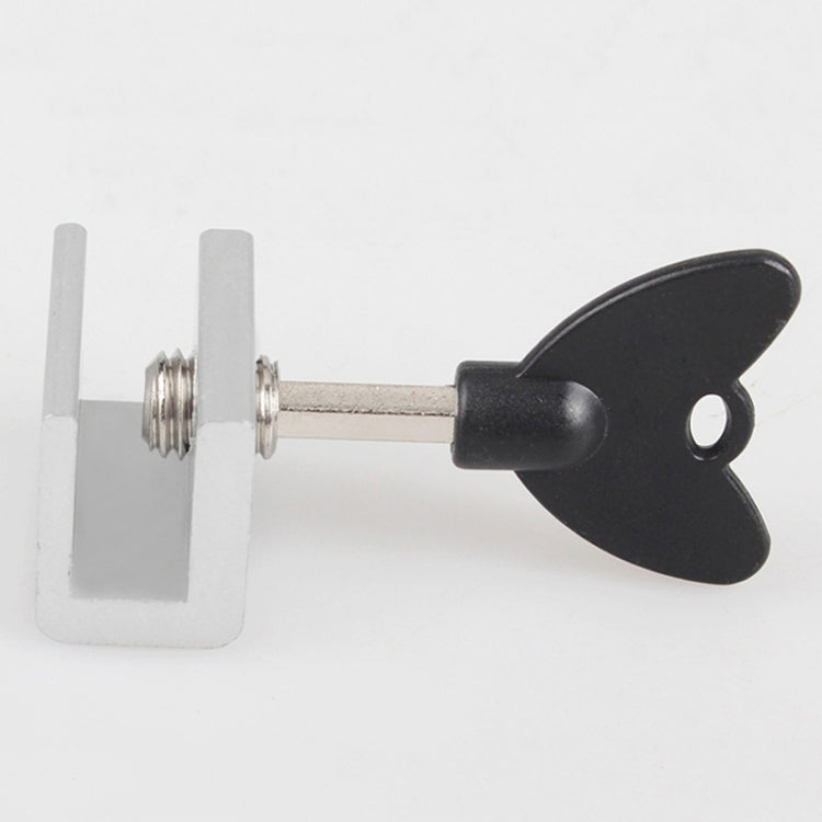 Child Safety Protection Screen Window Limiter Sliding Door Latch With Key, Ordinary Model+Straight Key, Ordinary Model+L Shaped Key, Wider Model+Straight Key, Wider Model+L Shaped Key