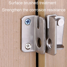 Load image into Gallery viewer, Stainless Steel Sliding Door Latch No Punch Latch Door Bolt Catch With Screw, Small Left Open, Small Right Open, Large Left Open, Large Right Open