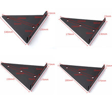 Load image into Gallery viewer, Load Bearing Invisible Triangle Bracket Wall Shelf Bracket With Screws, 140x130mm Black, 170x130mm Black, 230x170mm Black, 280x170mm Black, 140x130mm White, 170x130mm White, 230x170mm White, 280x170mm White