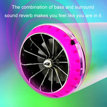 Load image into Gallery viewer, Motorcycle Subwoofer Color-Coated Audio Exhaust Pipe Simulator, 12V