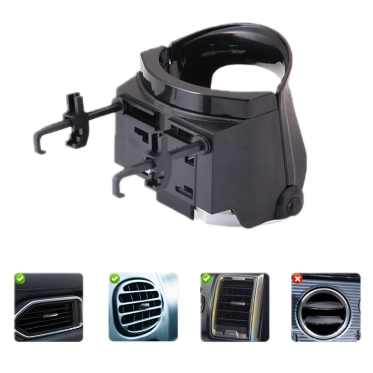 Car Water Cup Holder Multi-function Air Outlet Mobile Phone Holder Ashtray