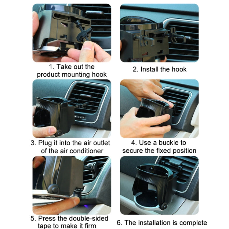 Car Water Cup Holder Multi-function Air Outlet Mobile Phone Holder Ashtray