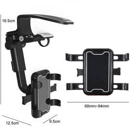 Car Sun Visor Clamp Multi-function Dashboard Mobile Phone Holder