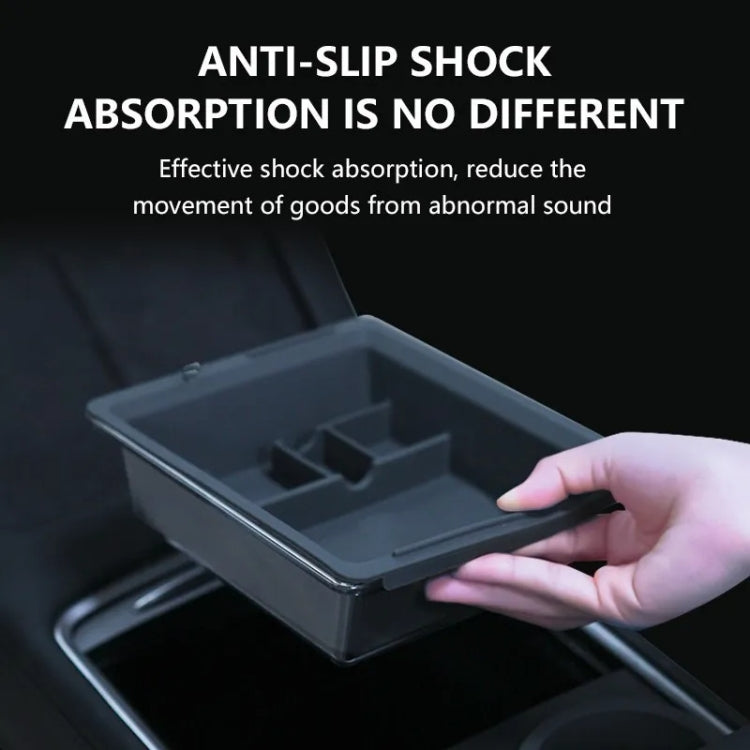 For Tesla Model 3 / Y Center Armrest Storage Box Car Modification Accessories Central Storage Box