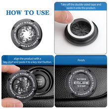 Load image into Gallery viewer, Car Motorcycle One-button Start Button Ignition Switch Rotating Protective Cover