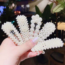 Load image into Gallery viewer, 5pcs /Set  Pearl Hair Clips Set Large Hair Clips Pins Barrette Women Girls Hair Accessories