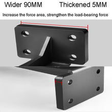Load image into Gallery viewer, 5mm T Type Heavy Duty Bracket Concealed Load-Bearing Laminate Support Bracket, 6 inch, 8 inch, 10 inch, 12 inch, 14 inch, 16 inch, 18 inch, 20 inch