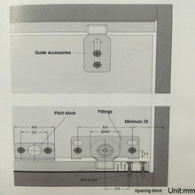 Load image into Gallery viewer, Closet Sliding Door Pulley Fittings Silent Sliding Door Accessories With 8 Screws, Pulley