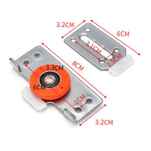 Load image into Gallery viewer, Closet Sliding Door Pulley Fittings Silent Sliding Door Accessories With 8 Screws, Pulley