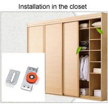 Load image into Gallery viewer, Closet Sliding Door Pulley Fittings Silent Sliding Door Accessories With 8 Screws, Pulley