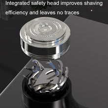 Load image into Gallery viewer, Rechargeable Travel Electric Shaver Portable Elbow Mini Floating Head Shaver