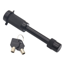 Load image into Gallery viewer, Car Latch Lock Trailer Tow Hook Anti-theft Padlock, Bending Silver, Direct Pipe Silver, Straight Pipe Black