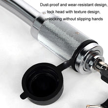 Load image into Gallery viewer, Car Latch Lock Trailer Tow Hook Anti-theft Padlock, Bending Silver, Direct Pipe Silver, Straight Pipe Black