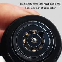 Load image into Gallery viewer, Car Latch Lock Trailer Tow Hook Anti-theft Padlock, Bending Silver, Direct Pipe Silver, Straight Pipe Black