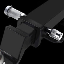 Load image into Gallery viewer, Car Latch Lock Trailer Tow Hook Anti-theft Padlock, Bending Silver, Direct Pipe Silver, Straight Pipe Black