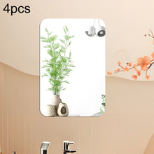 Load image into Gallery viewer, Round Corner Models Rectangle Acrylic Mirror Stereo Wall Stickers Home Decoration Soft Mirror, 4pcs 15cm x 10cm, 4pcs 20cm x 13cm, 4pcs 30cm x 20cm, 4pcs 42cm x 27cm