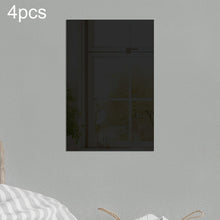Load image into Gallery viewer, 4pcs Right Angle Models Rectangle Acrylic Mirror Stereo Wall Stickers, 15cm x 10cm, 20cm x 13cm, 30cm x  20cm, 42cm x 27cm