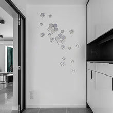 Load image into Gallery viewer, 18pcs /Set Acrylic Cherry Blossom Mirror Wall Sticker Living Room Bedroom Background Wall Decoration, Cherry Blossom