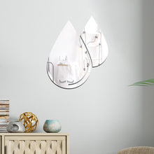 Load image into Gallery viewer, 2pcs /Set Acrylic Water Drops Mirror Stereo Wall Stickers Living Room Bedroom Decorative Stickers Soft Mirror, Water Drops