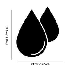 Load image into Gallery viewer, 2pcs /Set Acrylic Water Drops Mirror Stereo Wall Stickers Living Room Bedroom Decorative Stickers Soft Mirror, Water Drops