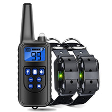 Load image into Gallery viewer, 800m Remote Control Stop Barker Dog Trainer Smart Anti-Disturbance Vibration Collar, With 1 Collar, With 2 Collars, With 3 Collars