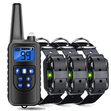 Load image into Gallery viewer, 800m Remote Control Stop Barker Dog Trainer Smart Anti-Disturbance Vibration Collar, With 1 Collar, With 2 Collars, With 3 Collars