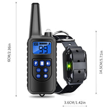Load image into Gallery viewer, 800m Remote Control Stop Barker Dog Trainer Smart Anti-Disturbance Vibration Collar, With 1 Collar, With 2 Collars, With 3 Collars