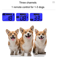 Load image into Gallery viewer, 800m Remote Control Stop Barker Dog Trainer Smart Anti-Disturbance Vibration Collar, With 1 Collar, With 2 Collars, With 3 Collars