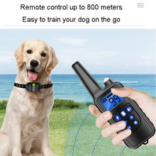 Load image into Gallery viewer, 800m Remote Control Stop Barker Dog Trainer Smart Anti-Disturbance Vibration Collar, With 1 Collar, With 2 Collars, With 3 Collars