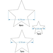 Load image into Gallery viewer, 20pcs /Set Acrylic Stars Mirror Stereo Wall Stickers Home Decoration Soft Mirror, Stars