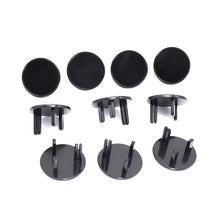 Load image into Gallery viewer, UK 3-Hole Baby Socket Protection Cover, Round Black, Round Transparent, Pear Shaped White, Round Thin White, Round Thin Black