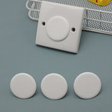 Load image into Gallery viewer, UK 3-Hole Baby Socket Protection Cover, Round Black, Round Transparent, Pear Shaped White, Round Thin White, Round Thin Black