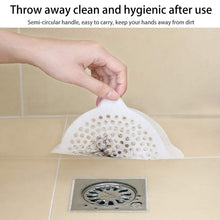 Load image into Gallery viewer, FASOLA 15pcs /Bag Sink Disposable Filter Sewer Mouth Non-woven Floor Drain Sticker, Small Hole, Large Hole