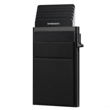 Load image into Gallery viewer, Slim Metal Wallet Pop Up Credit Card Holder RFID Blocking Men Business Card Clip