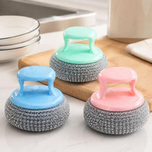 Load image into Gallery viewer, Removable Cleaning Wire Ball Kitchen Pot And Dish Brush
