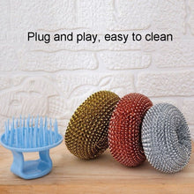Load image into Gallery viewer, Removable Cleaning Wire Ball Kitchen Pot And Dish Brush