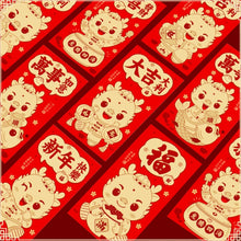 Load image into Gallery viewer, 6pcs /Pack Dragon New Year Red Packets Cartoon Dragon Zoshili New Year Red Envelopes