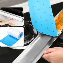 Load image into Gallery viewer, 10pcs /Pack Disposable Oil Groove Suction Paper for Cooker Hoods, 7x90cm Regular, 10x90cm Regular, 7x90cm Thickened, 10x90cm Thickened