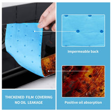 Load image into Gallery viewer, 10pcs /Pack Disposable Oil Groove Suction Paper for Cooker Hoods, 7x90cm Regular, 10x90cm Regular, 7x90cm Thickened, 10x90cm Thickened