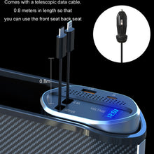 Load image into Gallery viewer, Digital Display Multifunctional Super Fast Charging Car Seat Gap Storage Box, Without Wireless Charging, With Wireless Charging