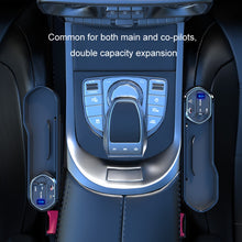 Load image into Gallery viewer, Digital Display Multifunctional Super Fast Charging Car Seat Gap Storage Box, Without Wireless Charging, With Wireless Charging