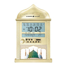 Load image into Gallery viewer, Desktop Perpetual Calendar Alarm Clock LCD Display Reminder Prayer Clock