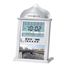 Load image into Gallery viewer, Desktop Perpetual Calendar Alarm Clock LCD Display Reminder Prayer Clock