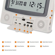 Load image into Gallery viewer, Desktop Digital Perpetual Calendar Study Alarm Clock