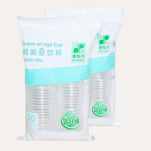 Load image into Gallery viewer, 50pcs /Pack 180ml Disposable Cup Transparent PP Thickened Aviation Water Cup