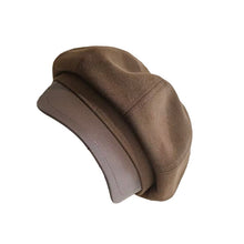 Load image into Gallery viewer, Women Beret Autumn Literary Retro Newsboy Hat Octagonal Girl Cap