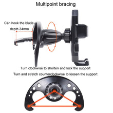 Load image into Gallery viewer, Knob Type Car Air Conditioner Air Outlet Navigation Mobile Phone Holder